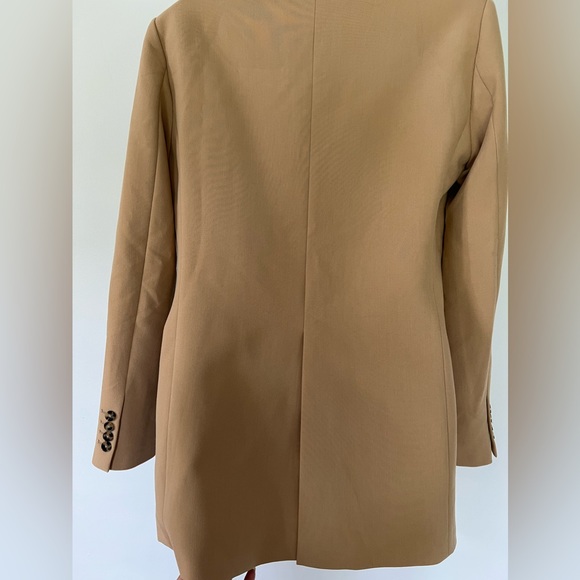 Zara light camel classy blazer jacket M NEW⭐️ - Picture 9 of 16